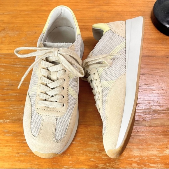 Vince Women’s Ohara Mixed Leather Sneaker - Picture 4 of 16